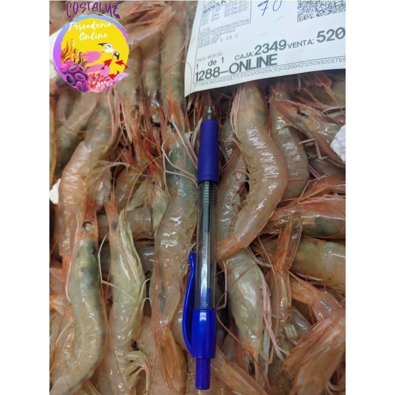 Gambas de Huelva para plancha